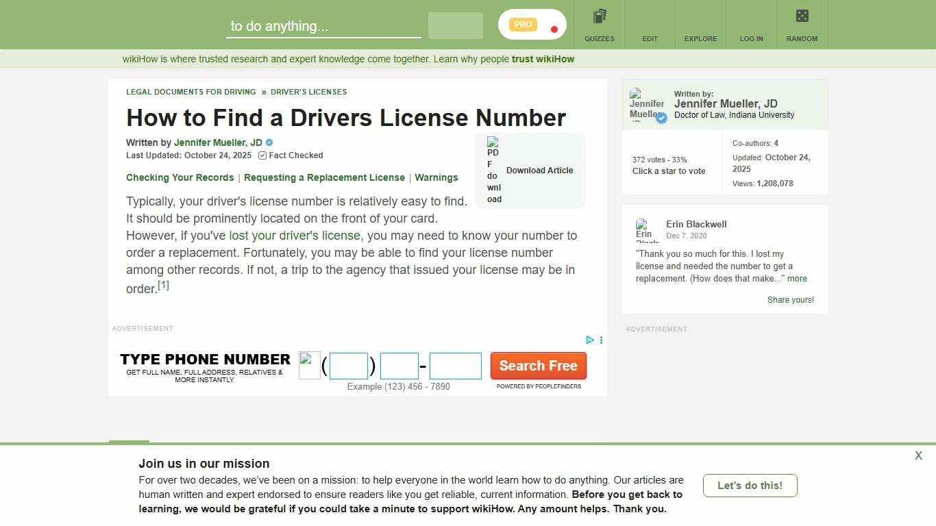 Simple Ways to Find a Drivers License Number: 9 Steps